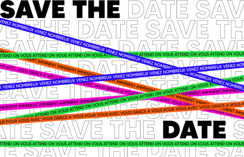 Gamme actu SAVE THE DATE